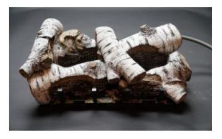 Birch 6-Piece Burncrete Log Set