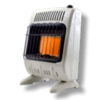 HeatStar 10,000 BTU Infrared Vent Free Wall Heater with Thermostat Control, LP - F156001