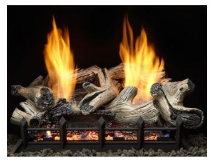 Monessen 24 inch Beachcomber 6-Piece Burncrete Log Set - BC24R